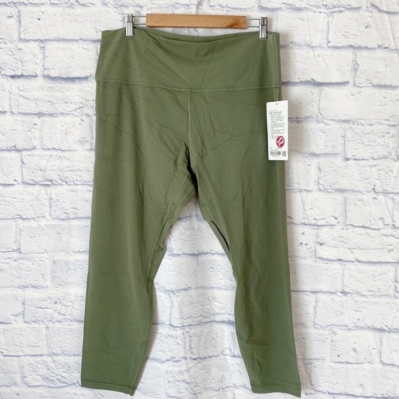 Lululemon green twill align high rise leggings 25” NWT - Picture 2 of 6